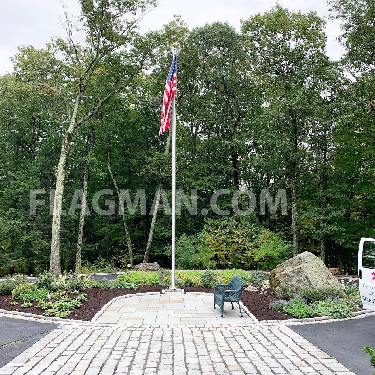 Aluminum Flagpole - External Rope - Heavy Duty, Lifetime Warranty | Made in USA - Image 12