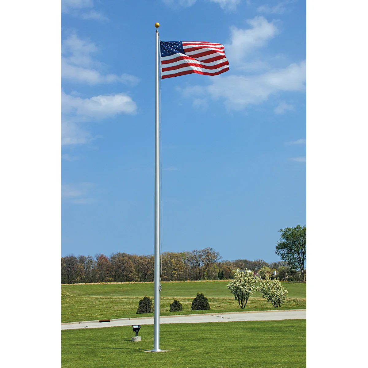 Aluminum Flagpole - External Rope - Heavy Duty, Lifetime Warranty | Made in USA - Image 5