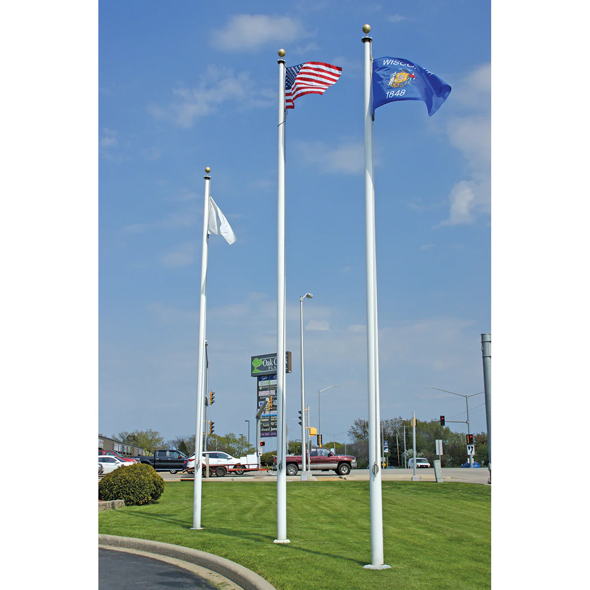 Aluminum Flagpole - External Rope - Heavy Duty, Lifetime Warranty | Made in USA - Image 9