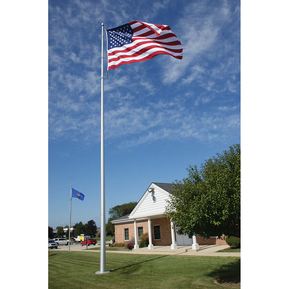 Aluminum Flagpole with Internal Rope & Cam Cleat | Heavy-Duty, Made in USA, Lifetime Warranty - Image 5