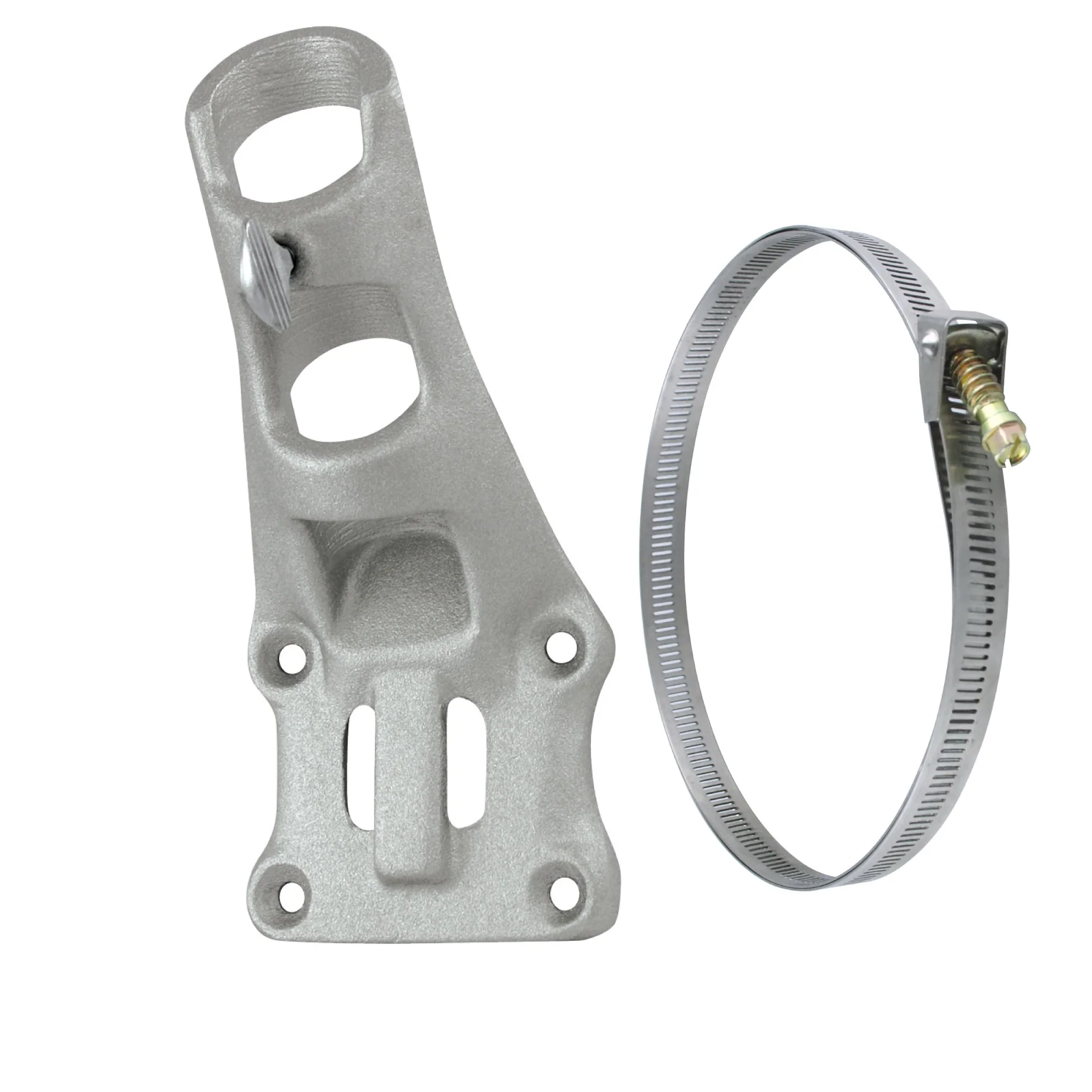Aluminum 1" Flagpole Bracket - Silver - Image 3