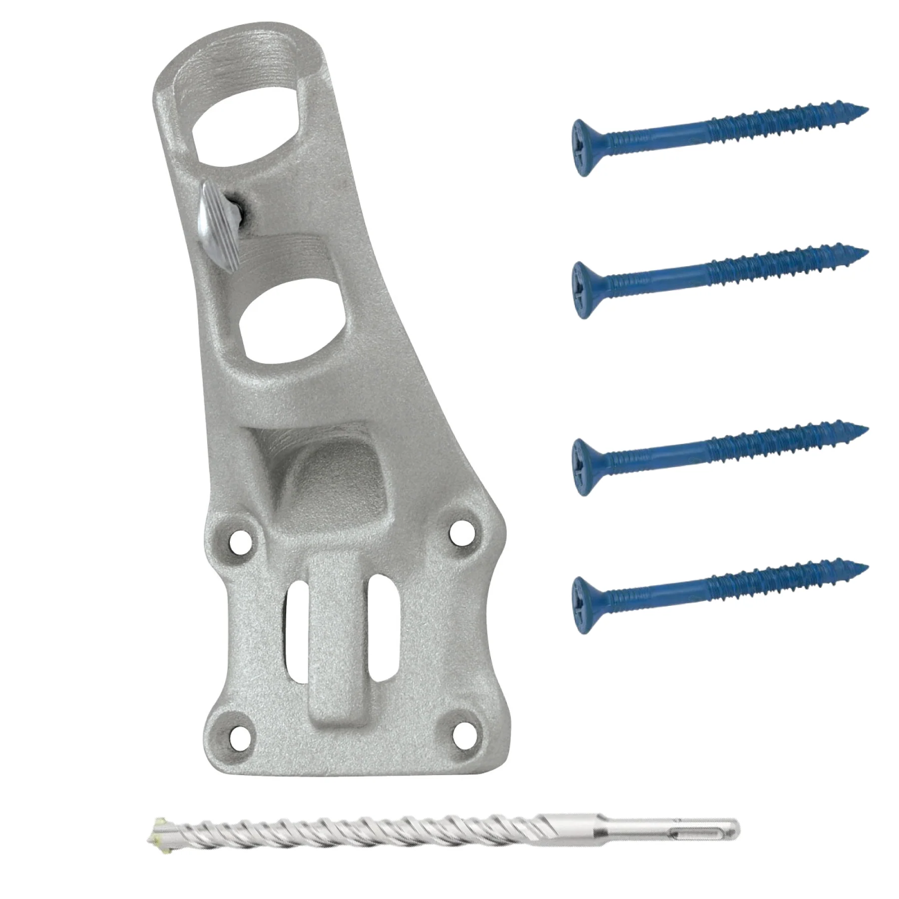 Aluminum 1" Flagpole Bracket - Silver - Image 4
