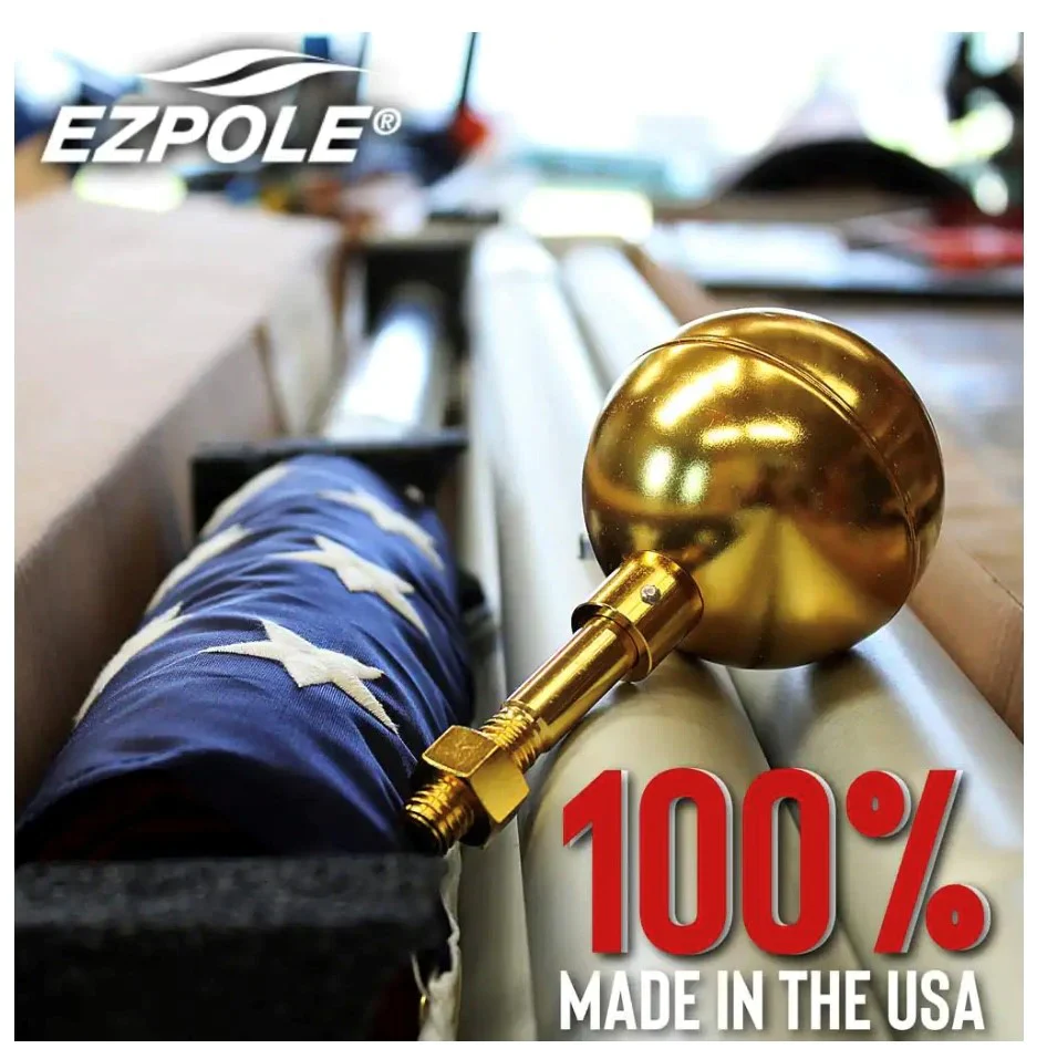 EZ Pole 21' Telescoping Flagpole - Made in USA - Image 5
