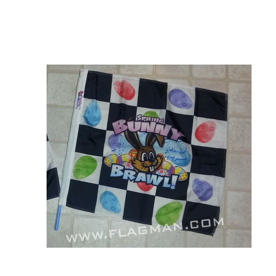 Custom Printed Checkered Race Flag - Single Reverse | Made in USA - Image 11