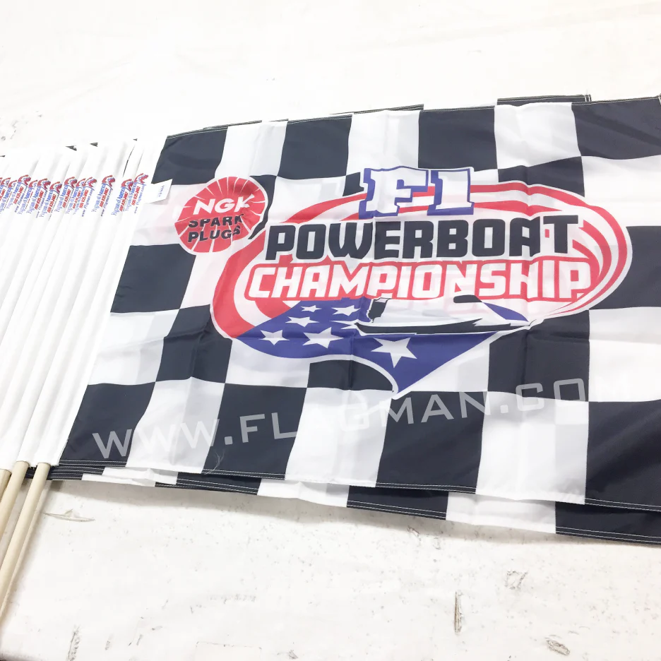 Custom Printed Checkered Race Flag - Single Reverse | Made in USA - Image 14