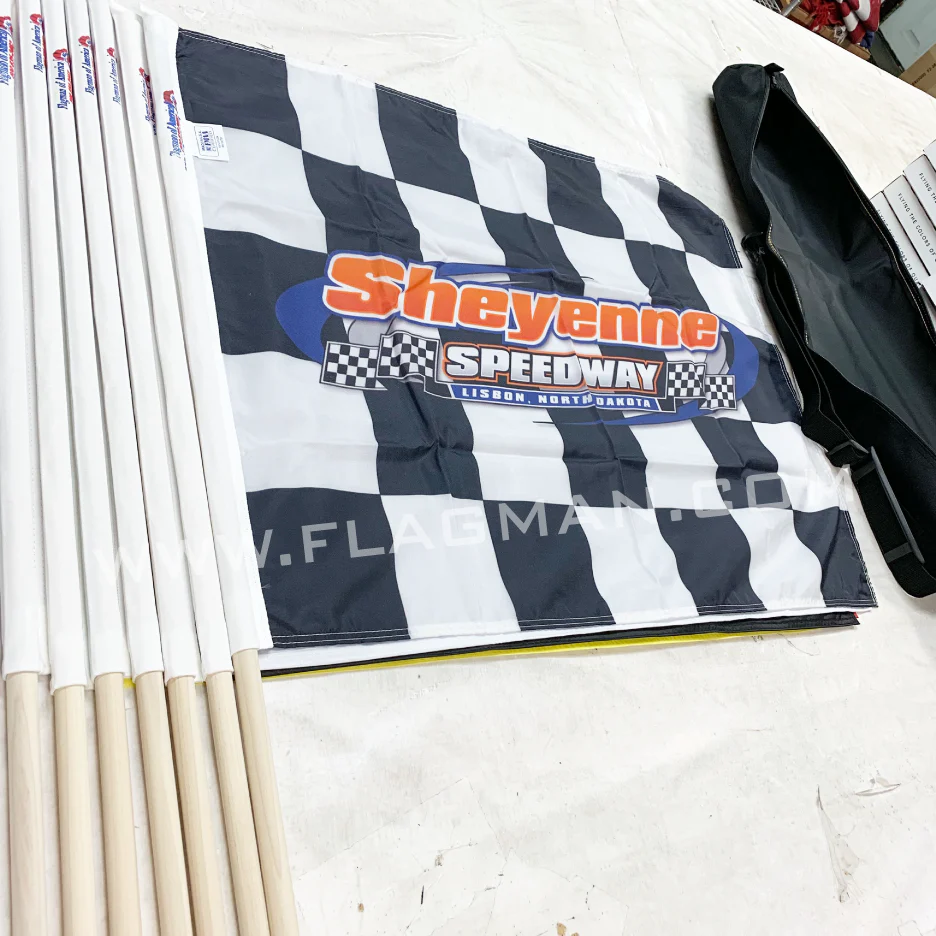 Custom Printed Checkered Race Flag - Single Reverse | Made in USA - Image 15