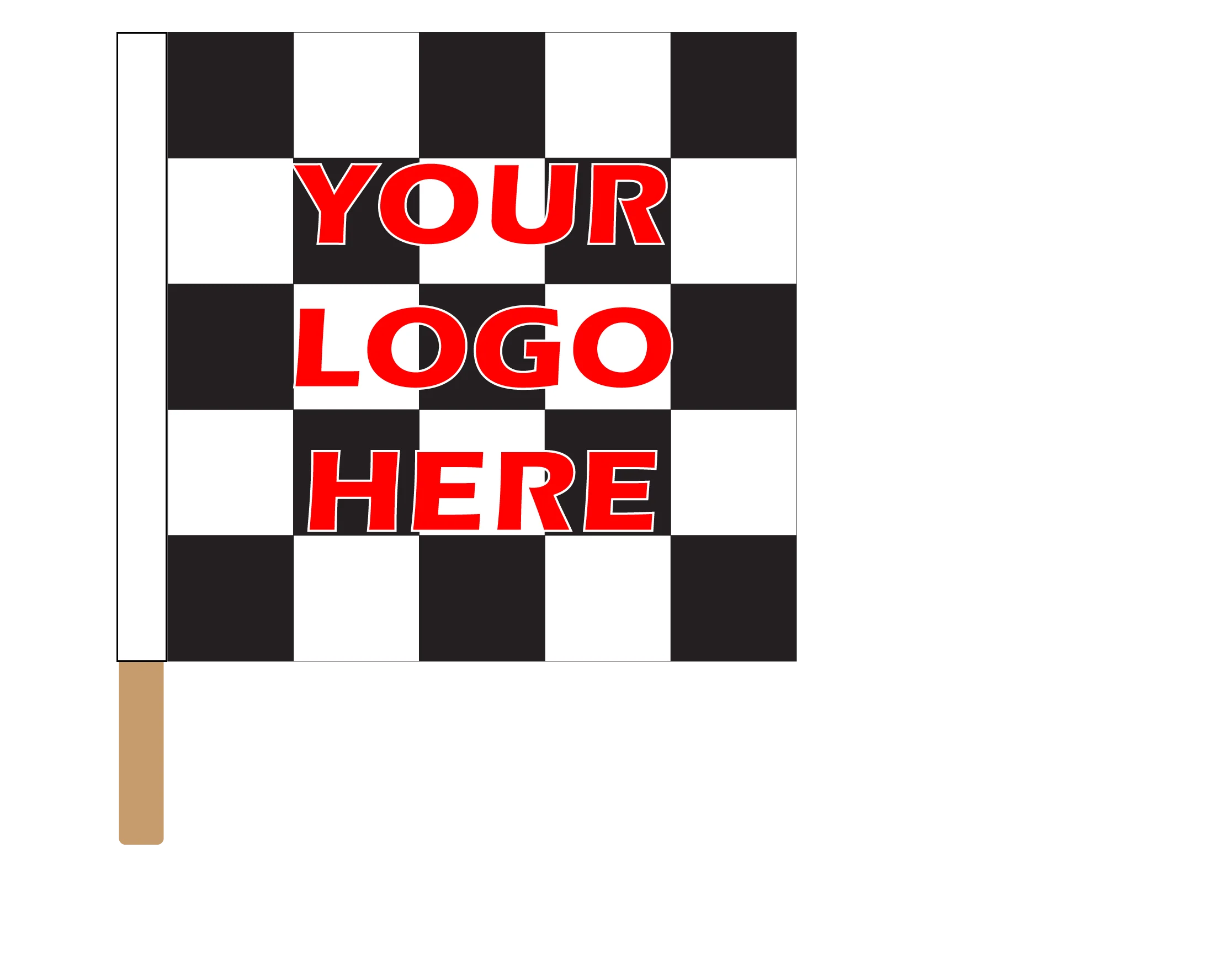 Custom Printed Checkered Race Flag - Single Reverse | Made in USA - Image 16