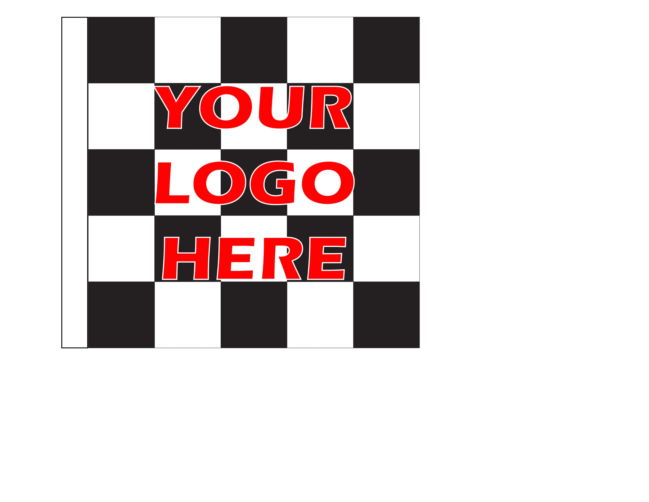 Custom Printed Checkered Race Flag - Single Reverse | Made in USA - Image 17