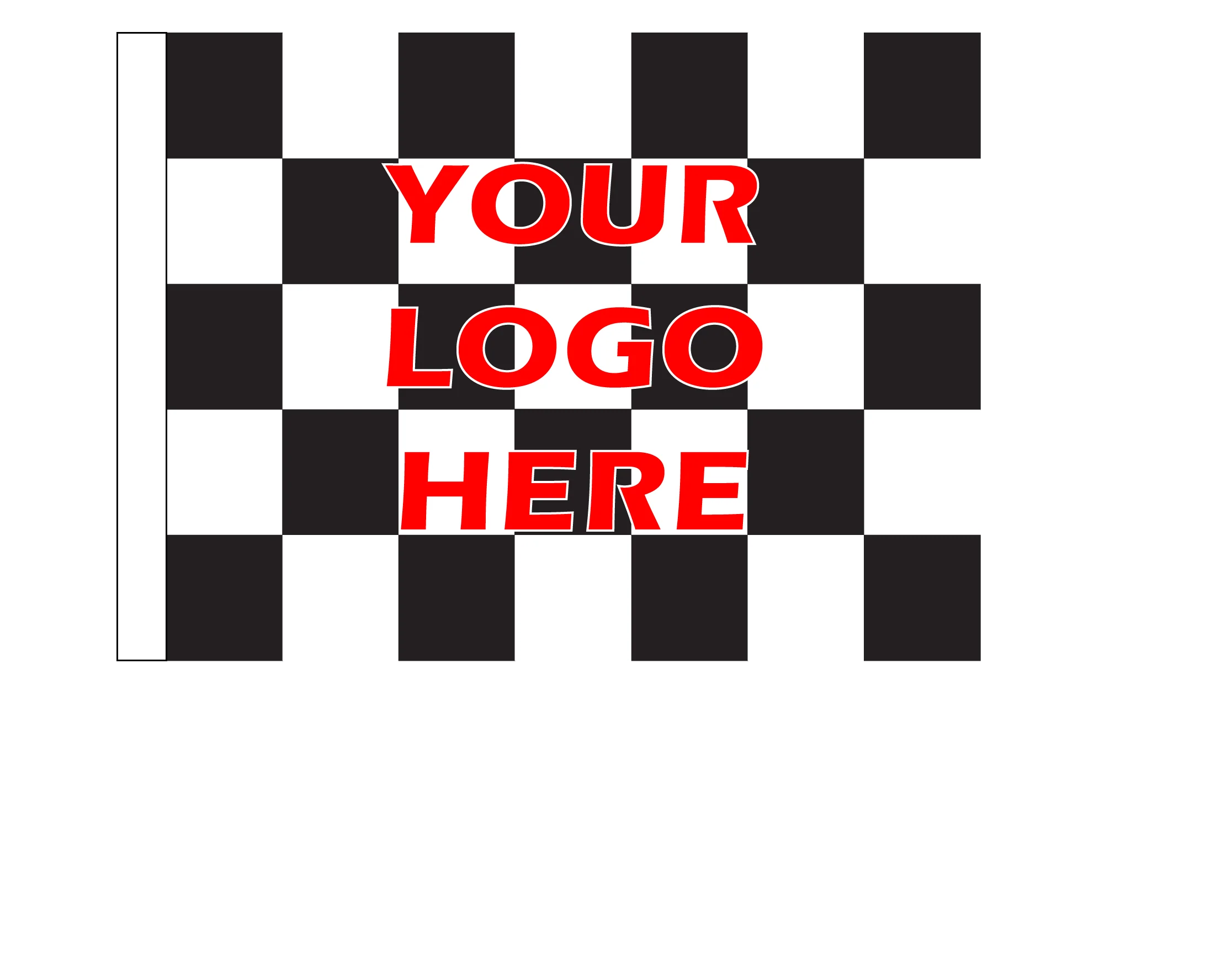 Custom Printed Checkered Race Flag - Single Reverse | Made in USA - Image 19