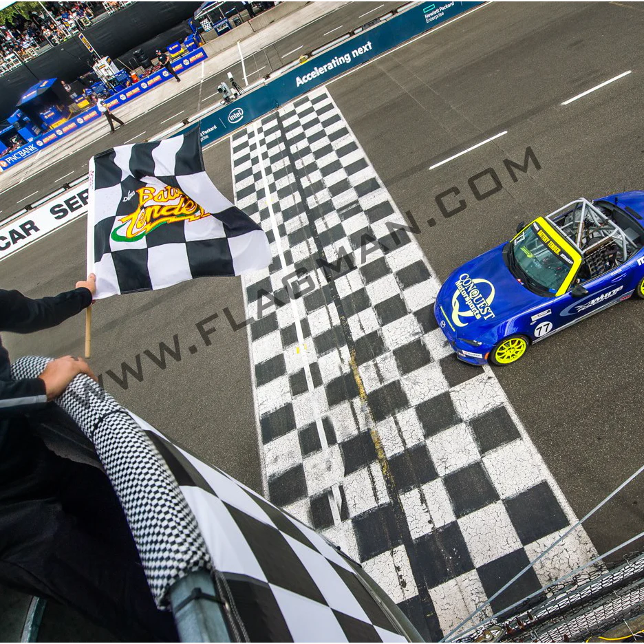 Custom Printed Checkered Race Flag - Single Reverse | Made in USA - Image 5