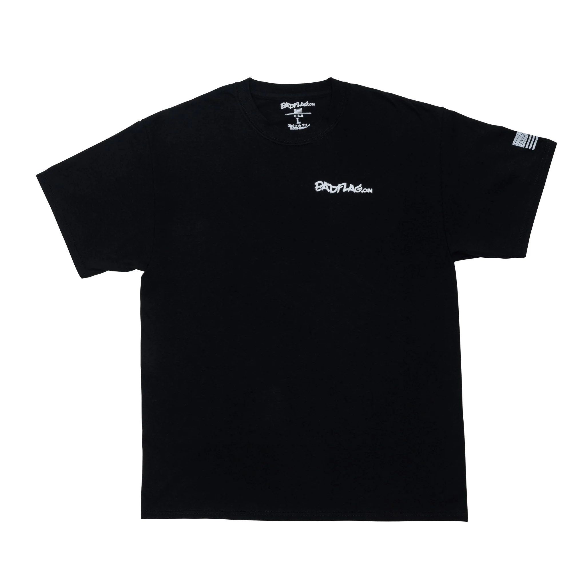 American Patriot Graphic Tee-Black *BadFlag* - Image 3
