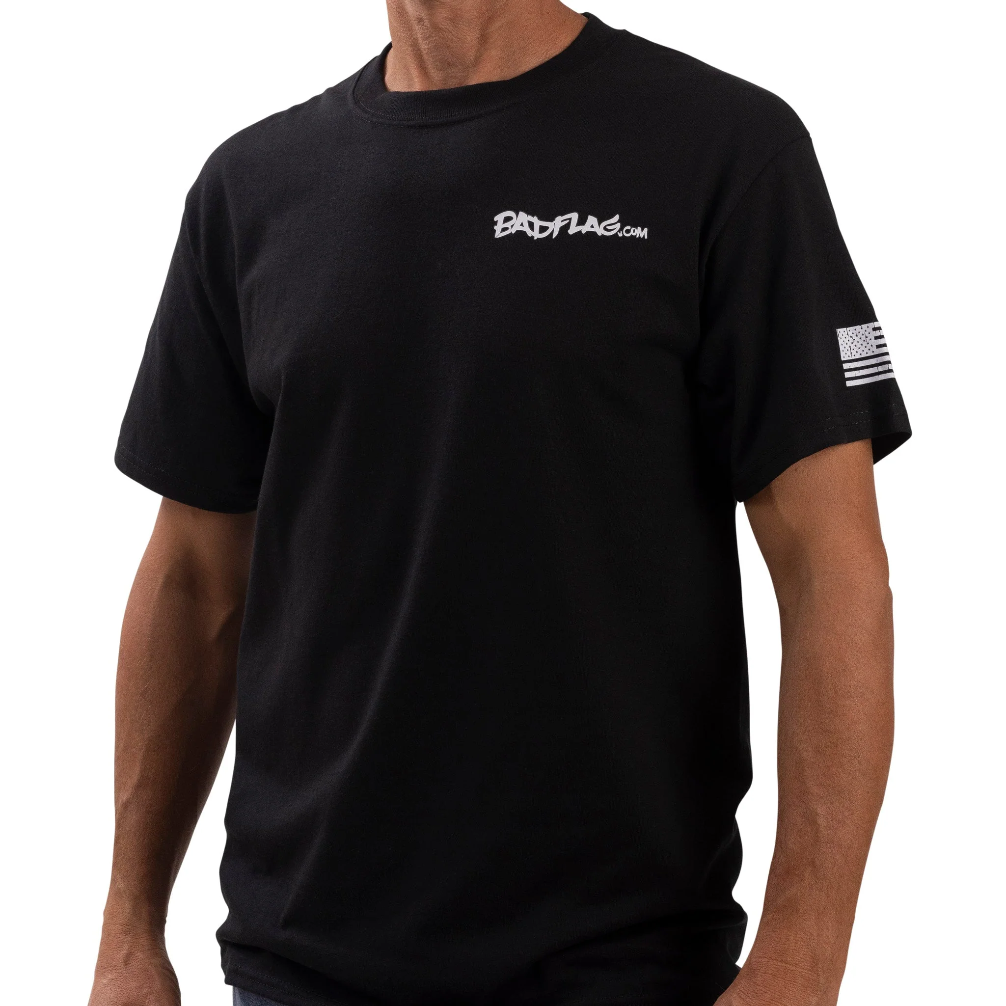 American Patriot Graphic Tee-Black *BadFlag* - Image 4
