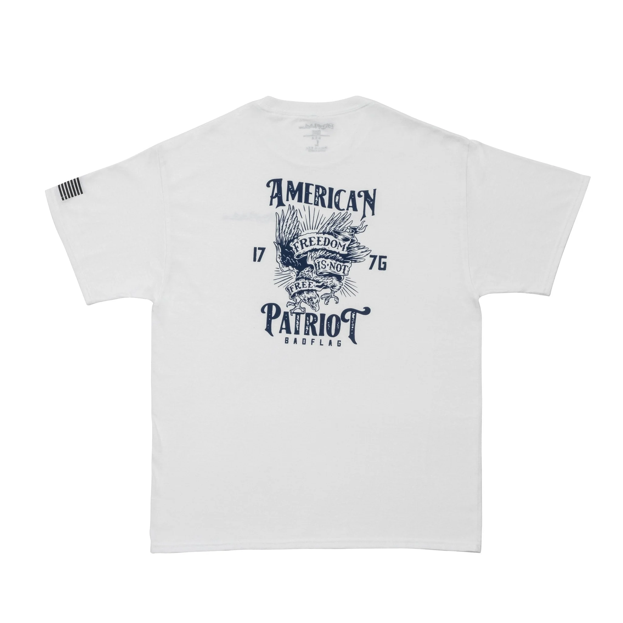 American Patriot Graphic Tee-White *BadFlag* - Image 2