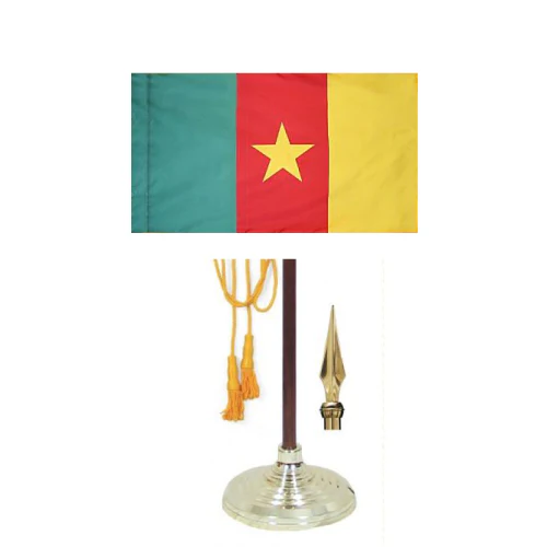 Cameroon Indoor / Parade Flag - Image 4