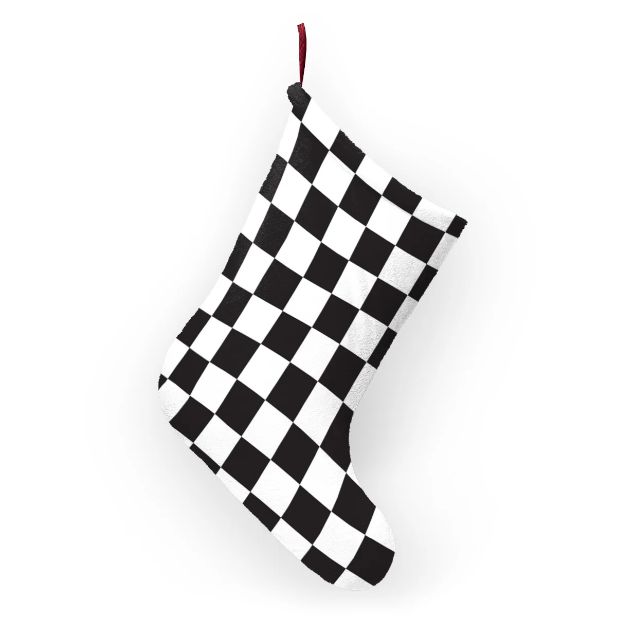 Checkered Christmas Stockings - Image 4