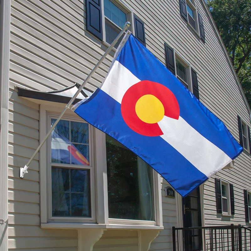 Colorado Outdoor Nylon State Flag | Made in USA | Low-Medium Wind Flag - Image 3