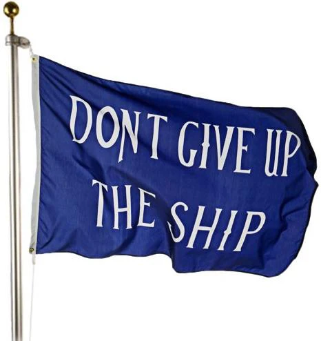 Commodore Perry Flag (Don't Give Up The Ship) | Made in USA - Image 2