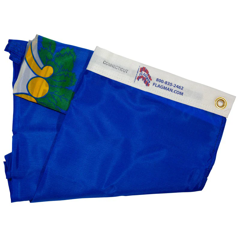 Connecticut Outdoor Nylon State Flag | Made in USA | Low-Medium Wind Flag - Image 3