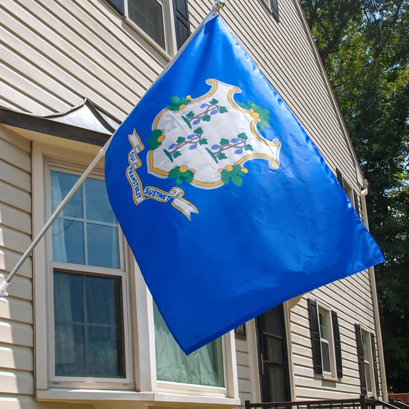 Connecticut Outdoor Nylon State Flag | Made in USA | Low-Medium Wind Flag - Image 4