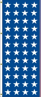 Blue Stars America Forever Drape