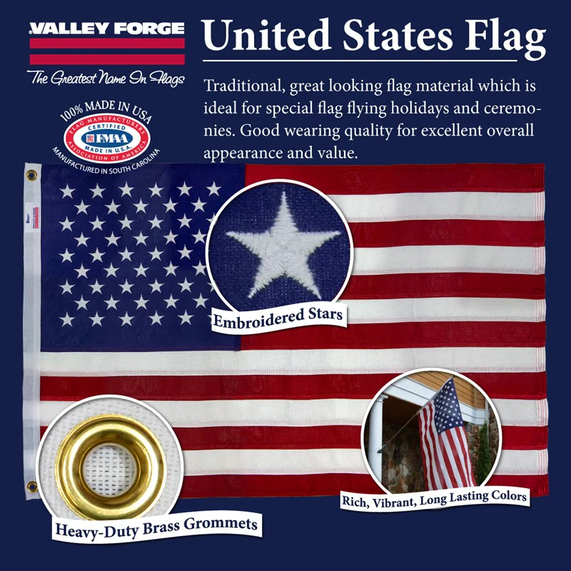 Cotton American Flag - Image 2