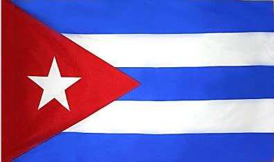 Cuba Indoor Flag