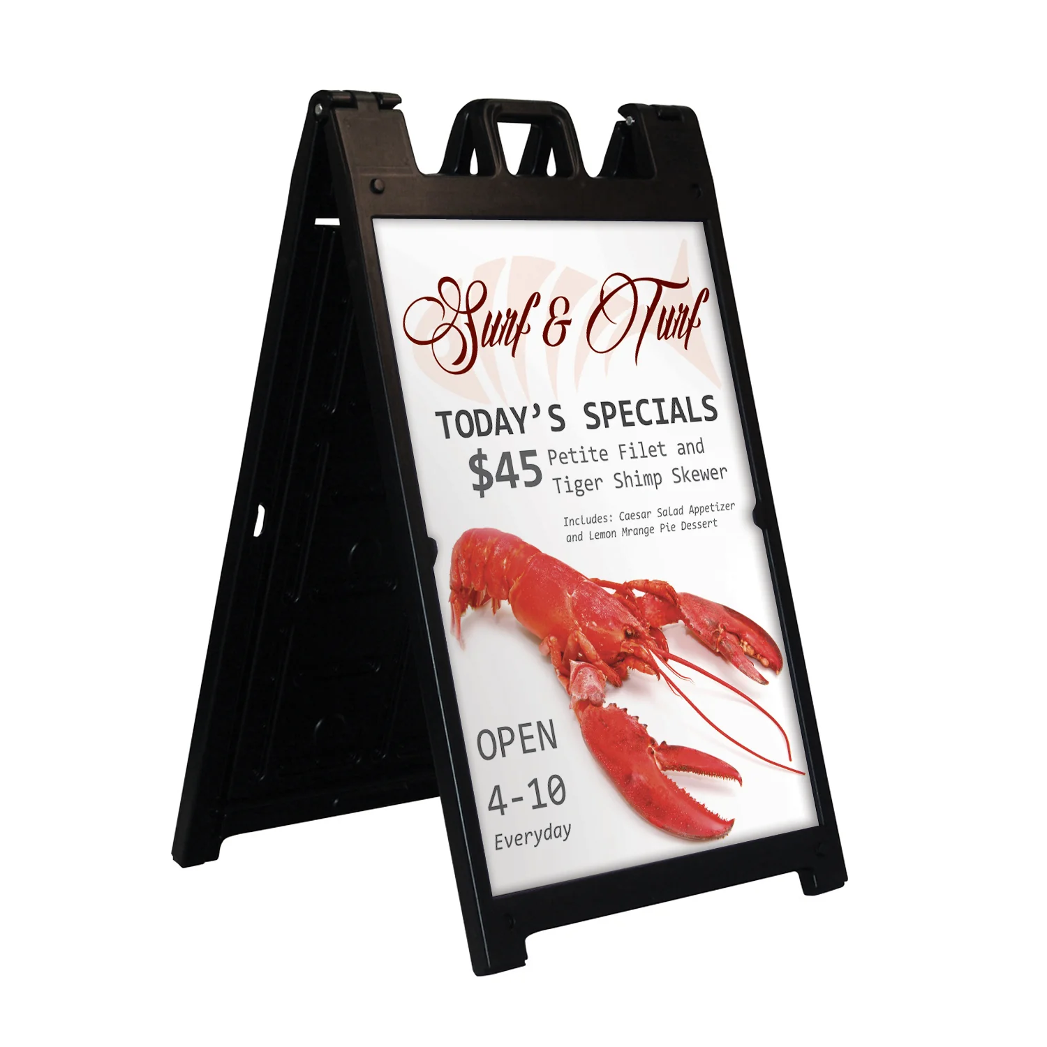 Custom Printed A-Frame Sidewalk Sign - Image 4