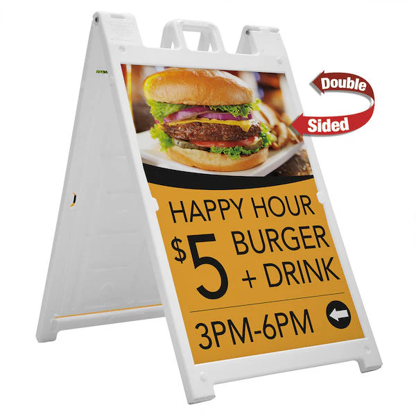 Custom Printed A-Frame Sidewalk Sign - Image 7