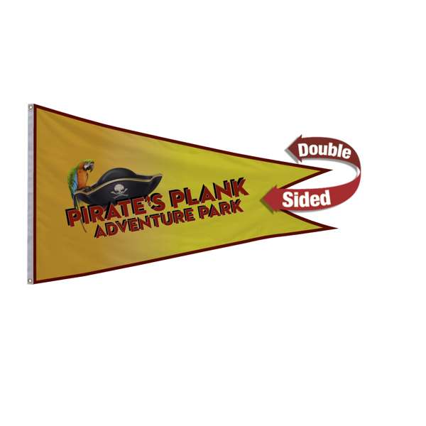 Custom Printed Swallowtail Burgee Flag | Double Sided - Image 6