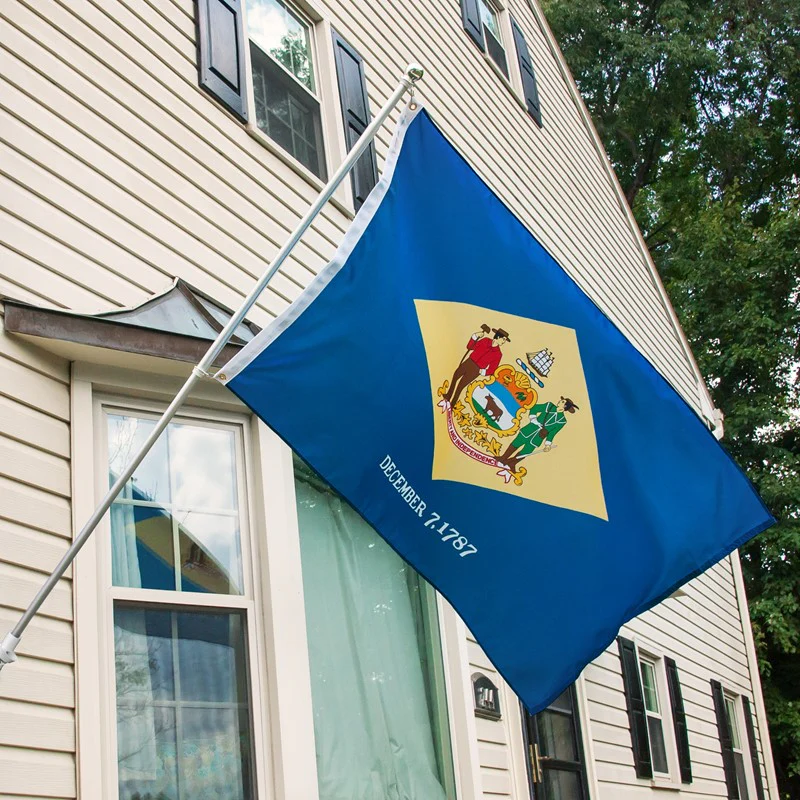 Delaware Outdoor Nylon State Flag | Made in USA | Low-Medium Wind Flag - Image 4