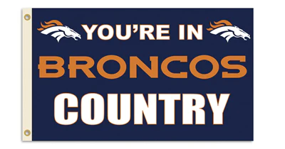 Denver Broncos Outdoor Flags - Image 3