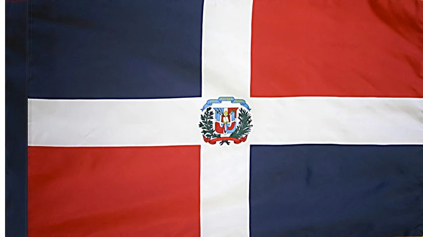 Dominican Republic Indoor / Parade Flag - Image 3