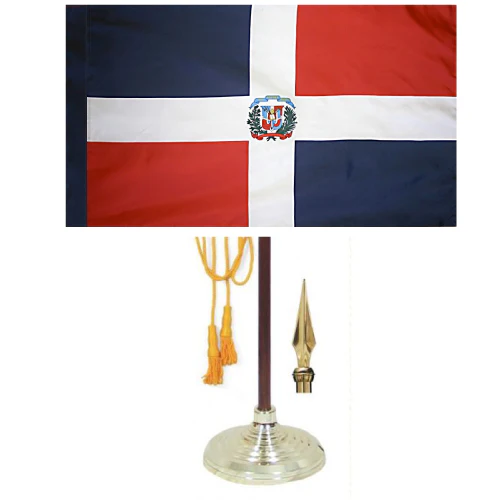 Dominican Republic Indoor / Parade Flag - Image 4