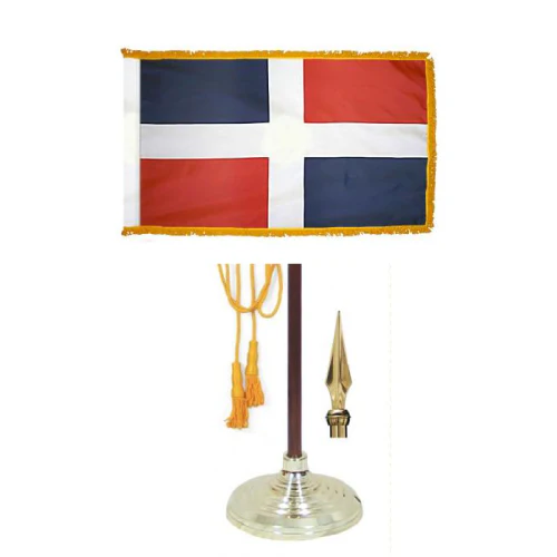 Dominican Republic (No Seal) Indoor / Parade Flag - Image 3