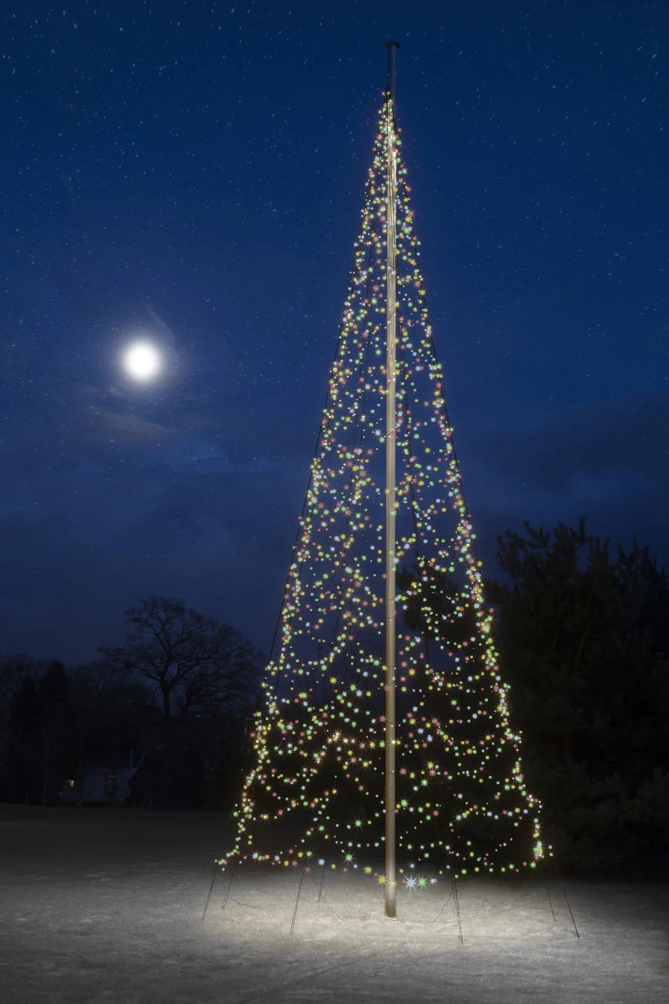 Fairybell Flagpole Christmas Tree Lights - Image 15