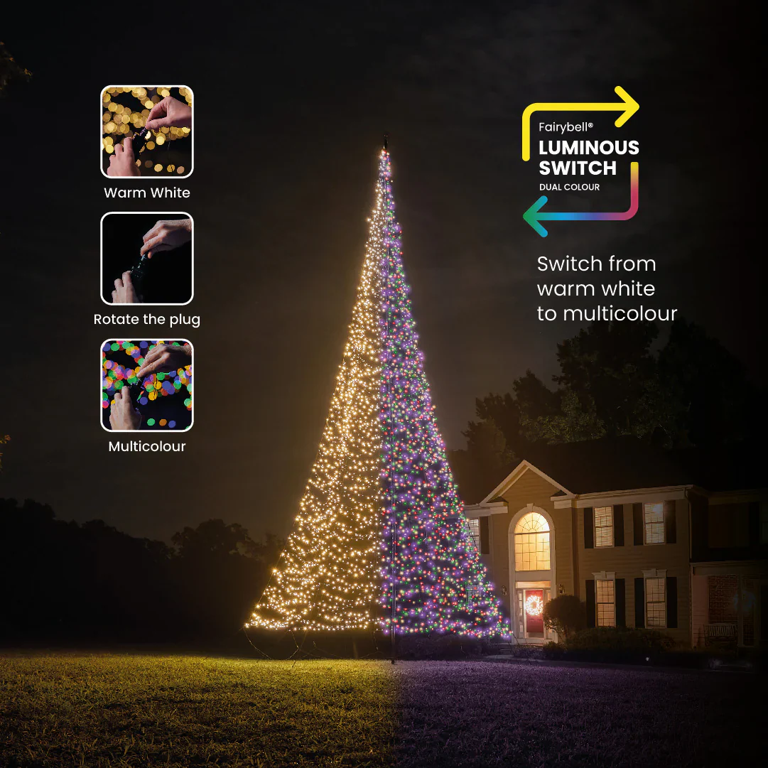 Fairybell Flagpole Christmas Tree Lights - Image 43