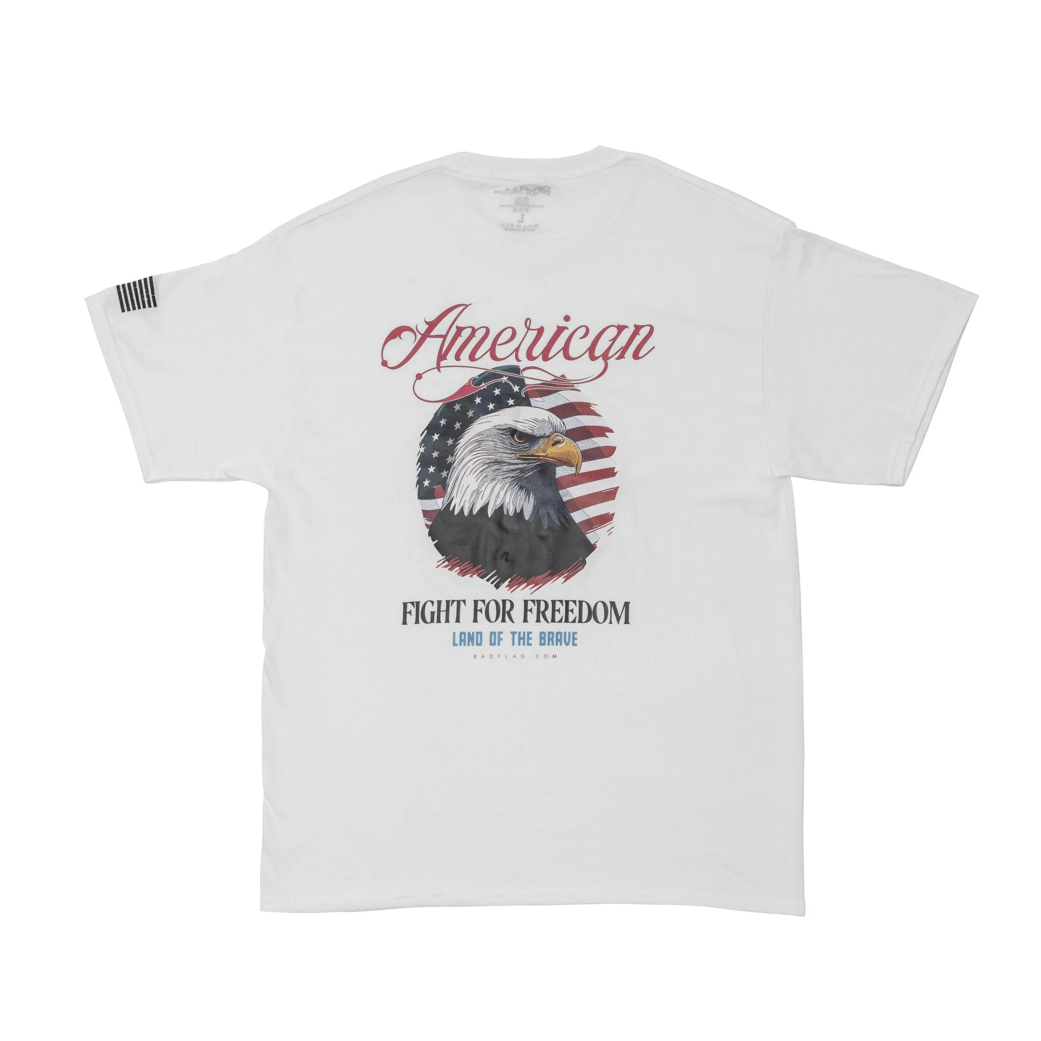 Fight for Freedom Graphic Tee-white *BadFlag* - Image 2