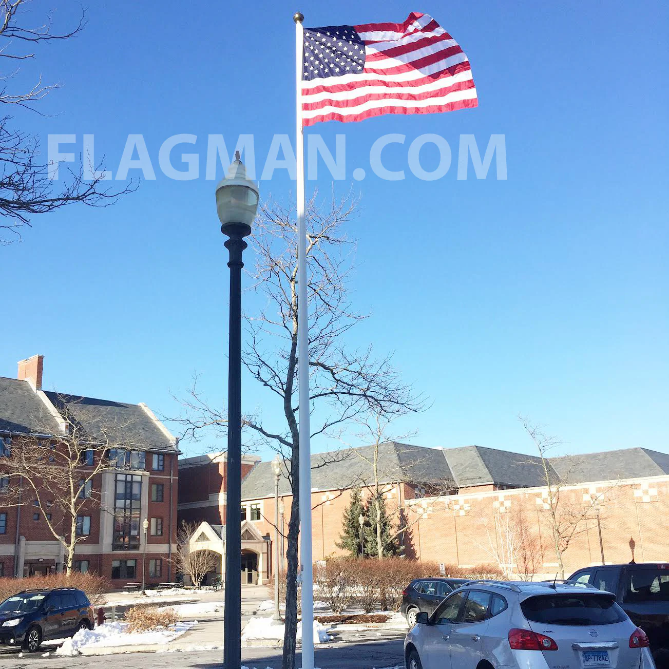 Flagmore™ Fiberglass Flagpole with External Rope - 20-Year Warranty | Made in USA - Image 7