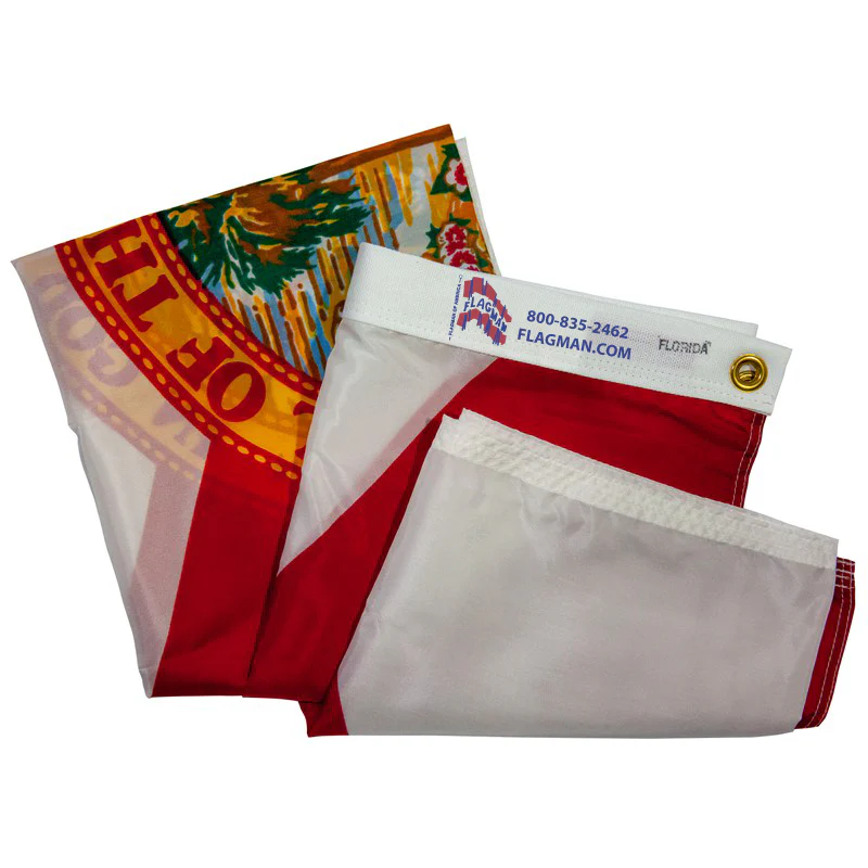 Florida Outdoor Nylon State Flag | Made in USA | Low-Medium Wind Flag - Image 3
