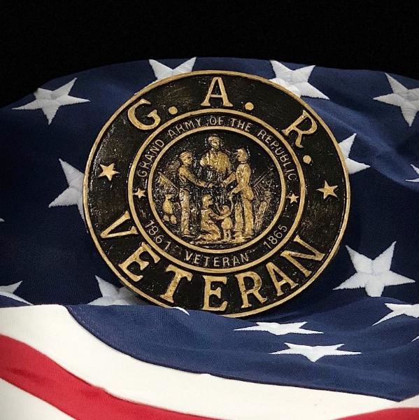 GAR Veteran Grave Marker & Flag Holder with Aluminum Ground Spike | Made in USA - Image 4