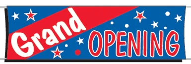 Grand Opening Banner - 3'x10'