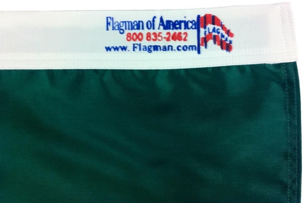 TrackFlag™ Solid Green Professional Race Flag | Made in USA - Image 5