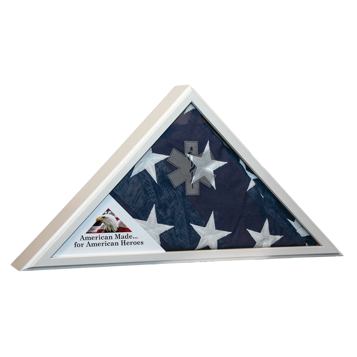 Hand Made First Responder Flag Display Case (5'x9.5') - Image 3