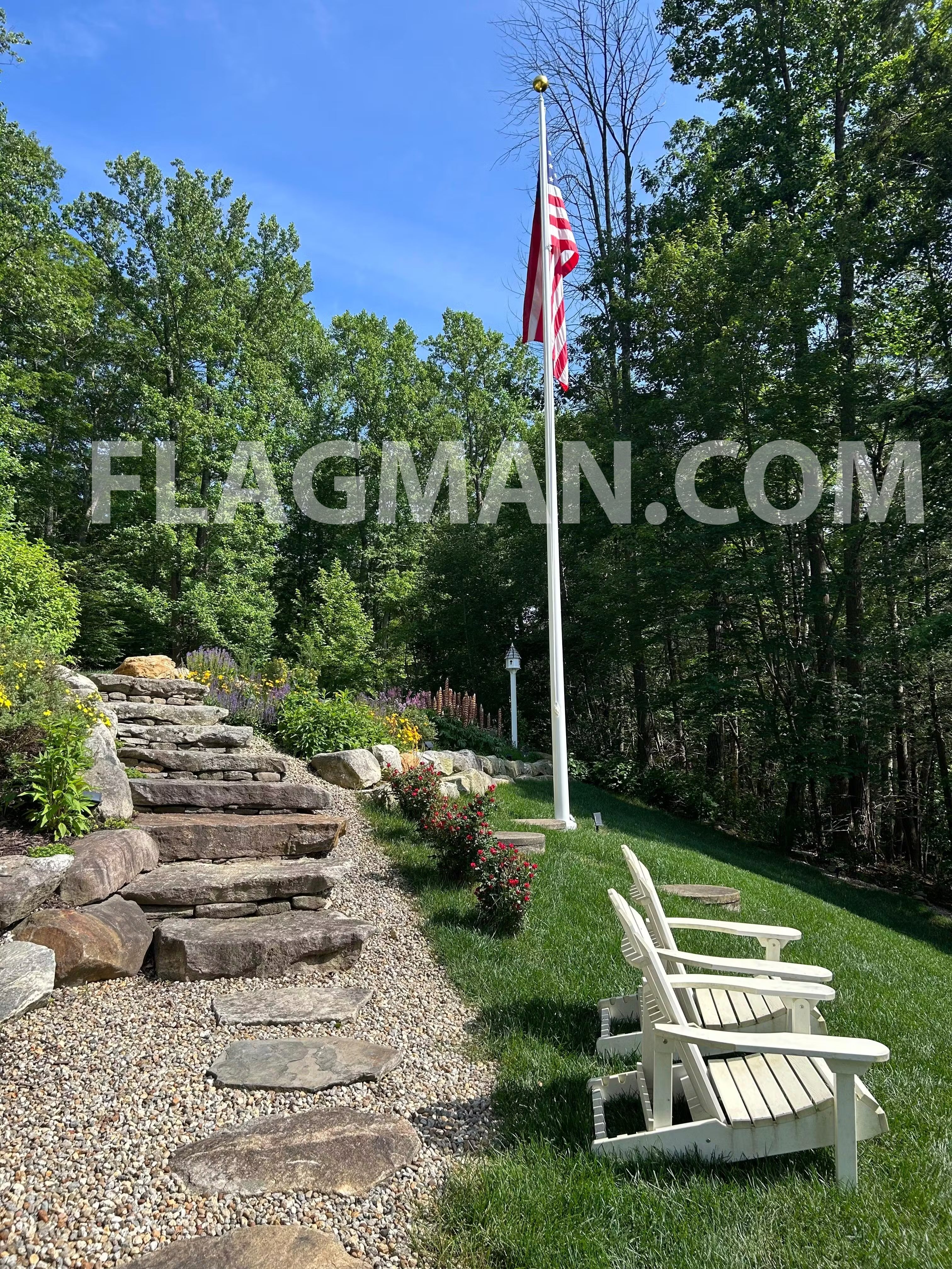 Flagmore™ Hurricane Series Fiberglass Flagpole - 20 Year Warranty | Made in USA - Image 3