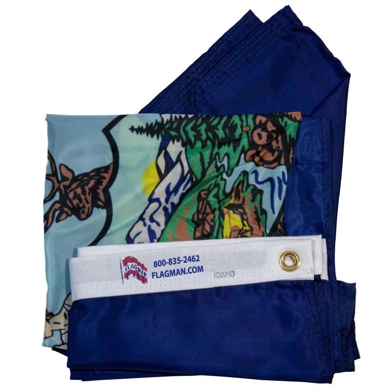 Idaho Outdoor Nylon State Flag | Made in USA | Low-Medium Wind Flag - Image 3