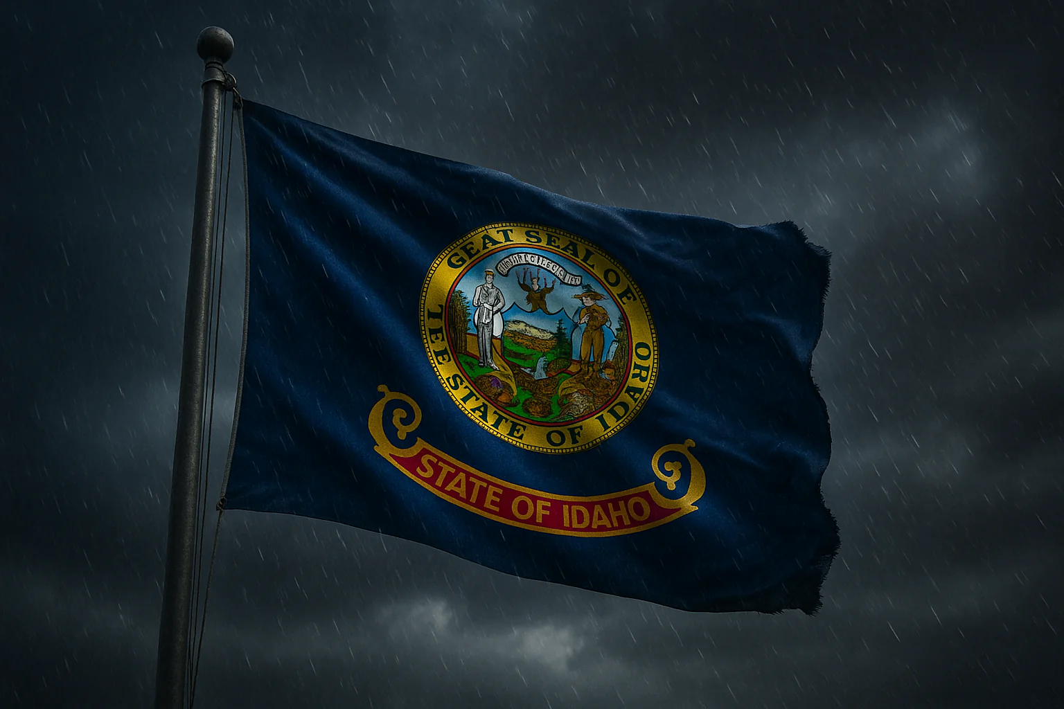 Idaho Outdoor Polyester State Flag | Made in USA | High Wind Flag