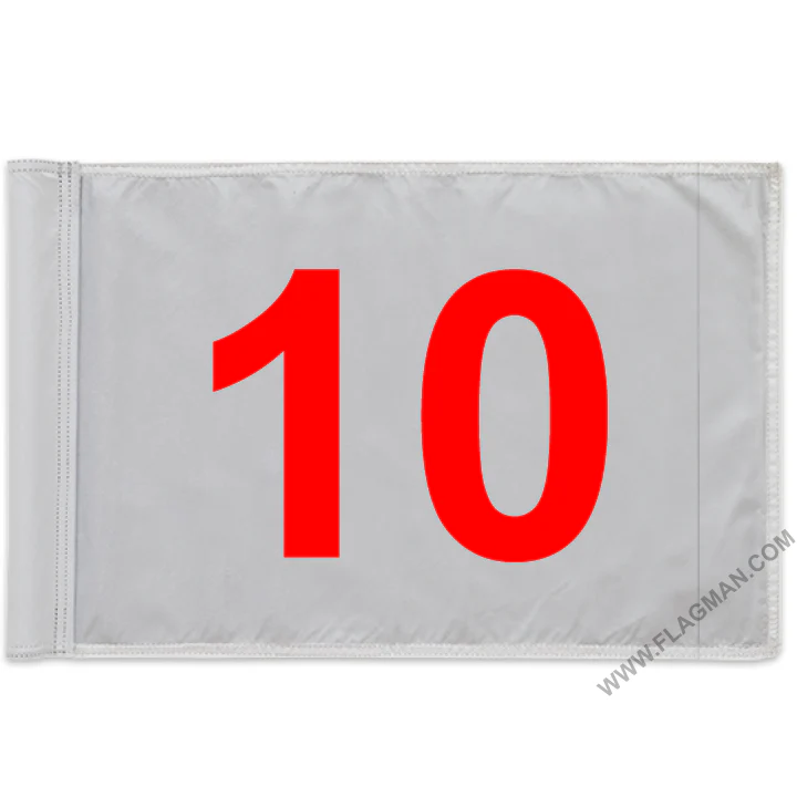 Individual Numbered Golf Flags with Rotating Tube - Image 10