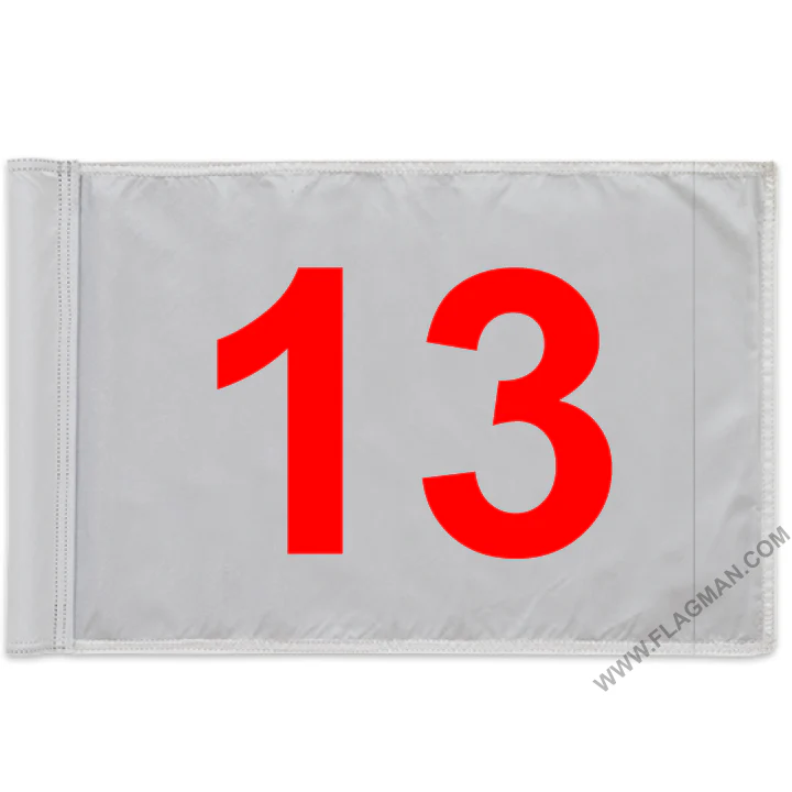 Individual Numbered Golf Flags with Rotating Tube - Image 13