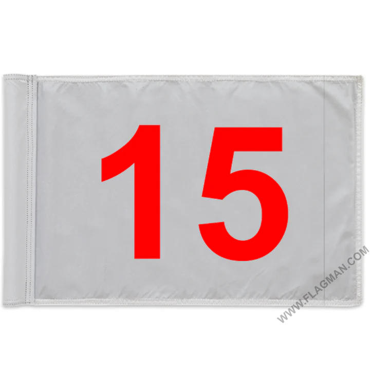Individual Numbered Golf Flags with Rotating Tube - Image 15