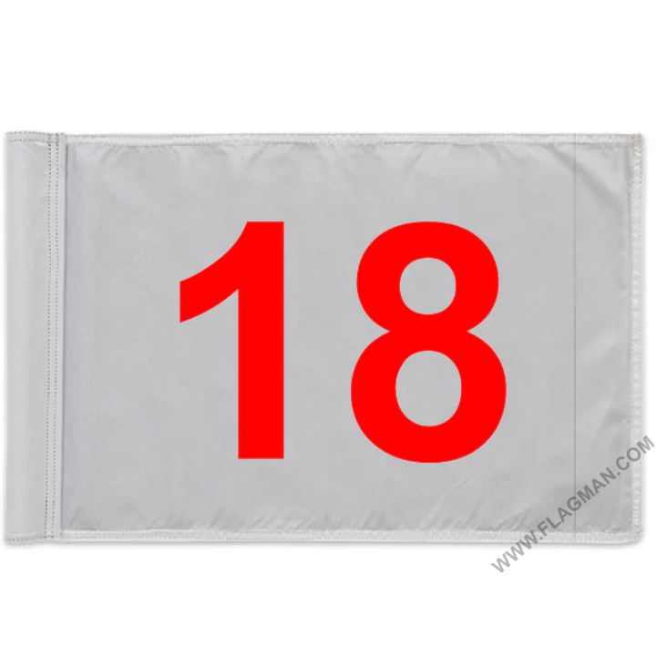 Individual Numbered Golf Flags with Rotating Tube - Image 18
